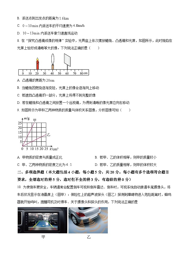 山东省日照市新营中学2022-2023学年九年级下学期3月月考物理试题（原卷版+解析版）03
