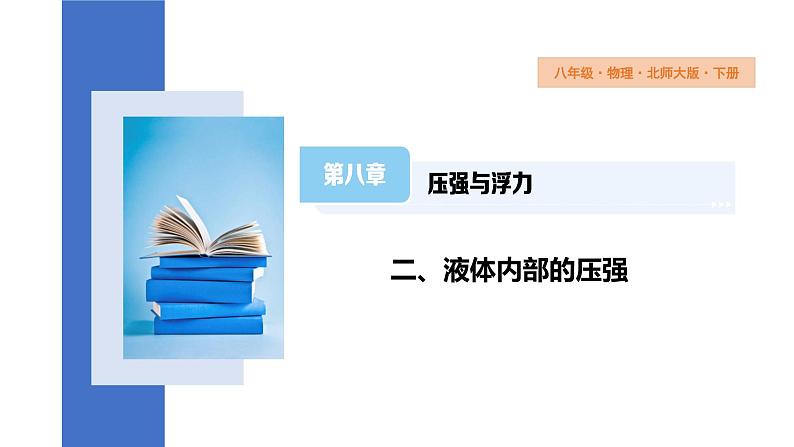 8.2+液体内部的压强+课件+2023-2024学年物理北师版八年级下册第1页