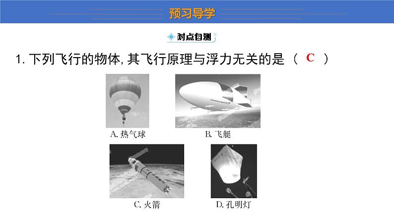 9.1+认识浮力+课件+-2023-2024学年物理沪科版八年级下册07