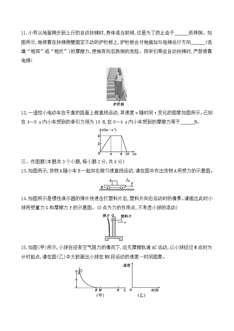 贵州省黔东南州从江县停洞中学2023-2024学年八年级下学期3月质量监测物理试卷（含答案）03