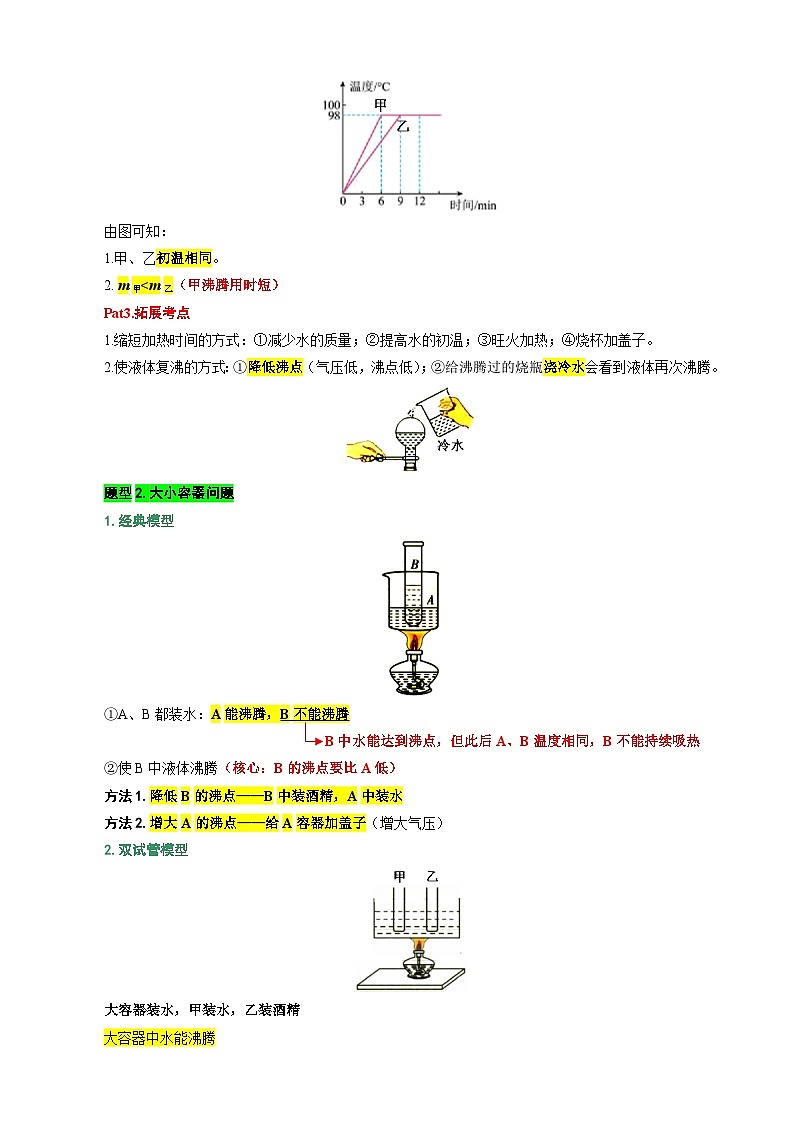 中考物理一轮复习重难点突破及题型归类7.《物态变化综合》（二）第2页
