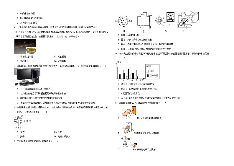 物理（福建卷）（考试版A3）第2页