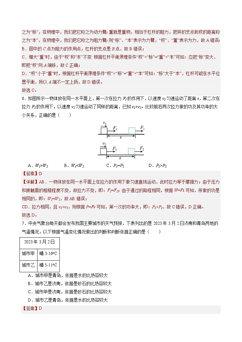 物理（山东卷）（全解全析）第3页