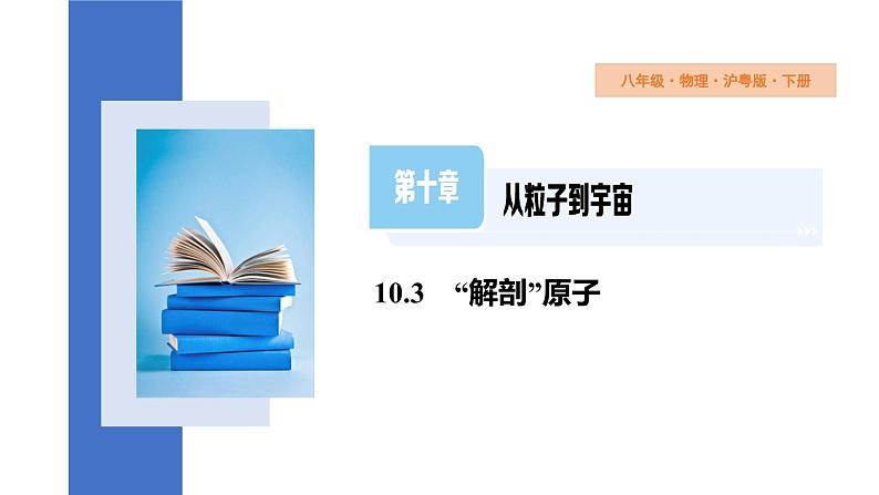 10.3+“解剖”原子++课件+2023-2024学年物理沪粤版八年级下册01