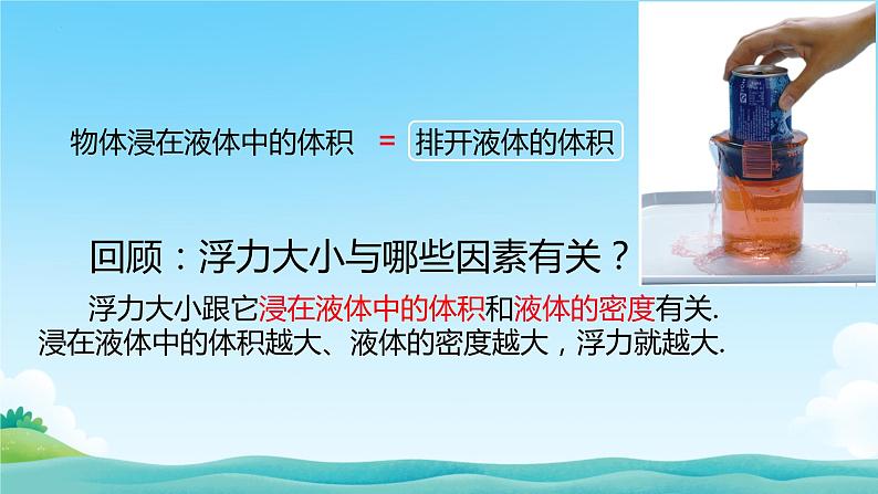 10.2阿基米德原理+课件-2023-2024学年人教版八年级物理下册第6页