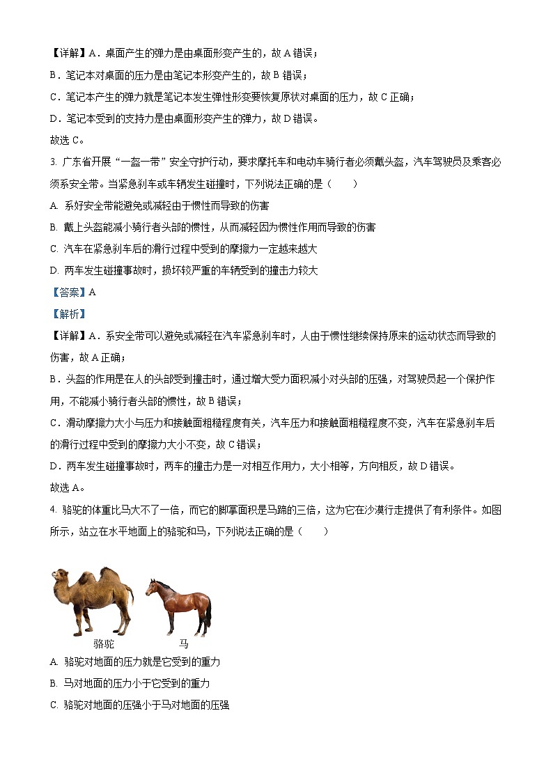 广东省茂名市电白区八年级2022-2023学年下学期期末物理试题02