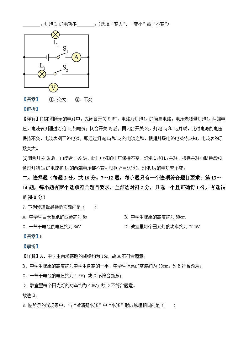 2024年河南省洛阳市伊川县中考物理一模试卷（解析版）第3页