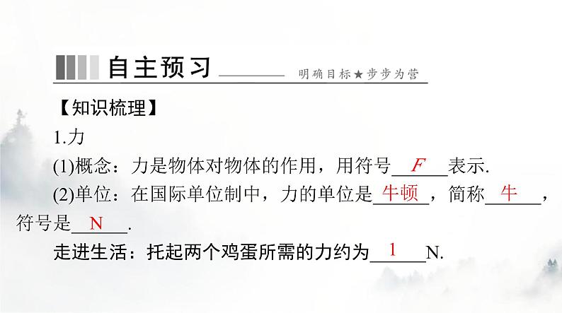 人教版八年级物理下册第七章第一节力课件第2页