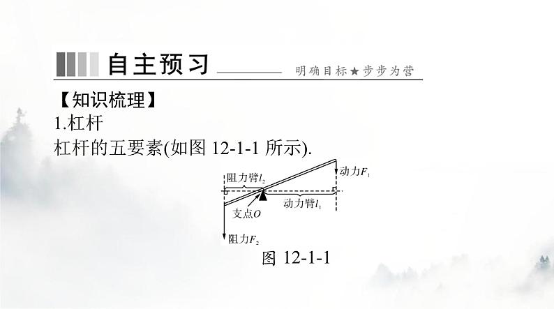 人教版八年级物理下册第十二章第一节杠杆课件02