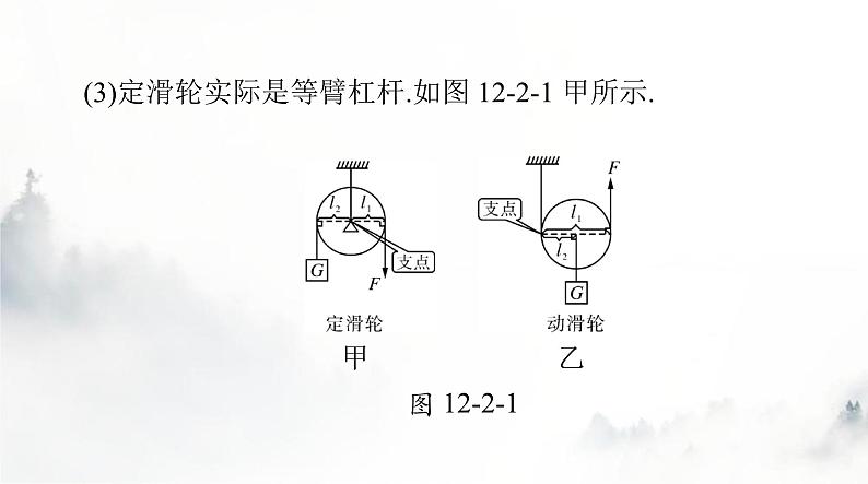 人教版八年级物理下册第十二章第二节滑轮课件第3页