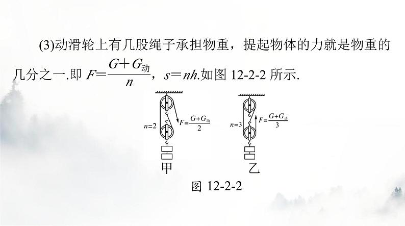 人教版八年级物理下册第十二章第二节滑轮课件第6页