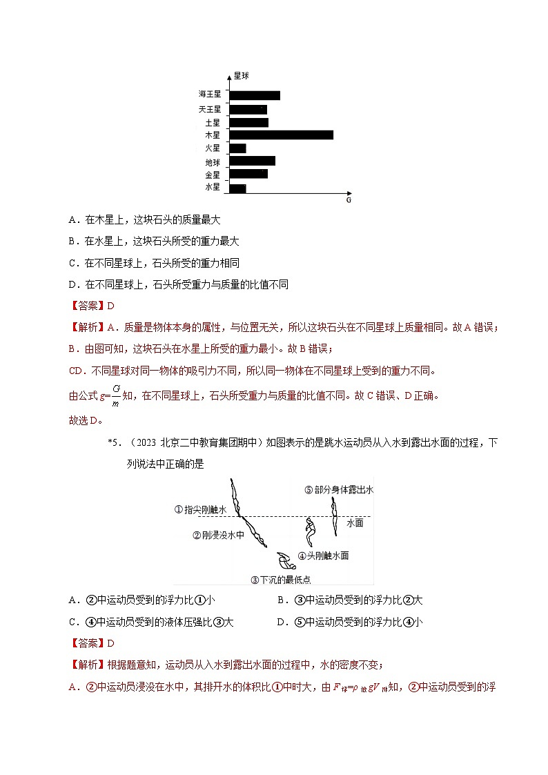 2023-2024学年初中下学期期中考试 八年级物理期中模拟卷（北京专用，人教版）03