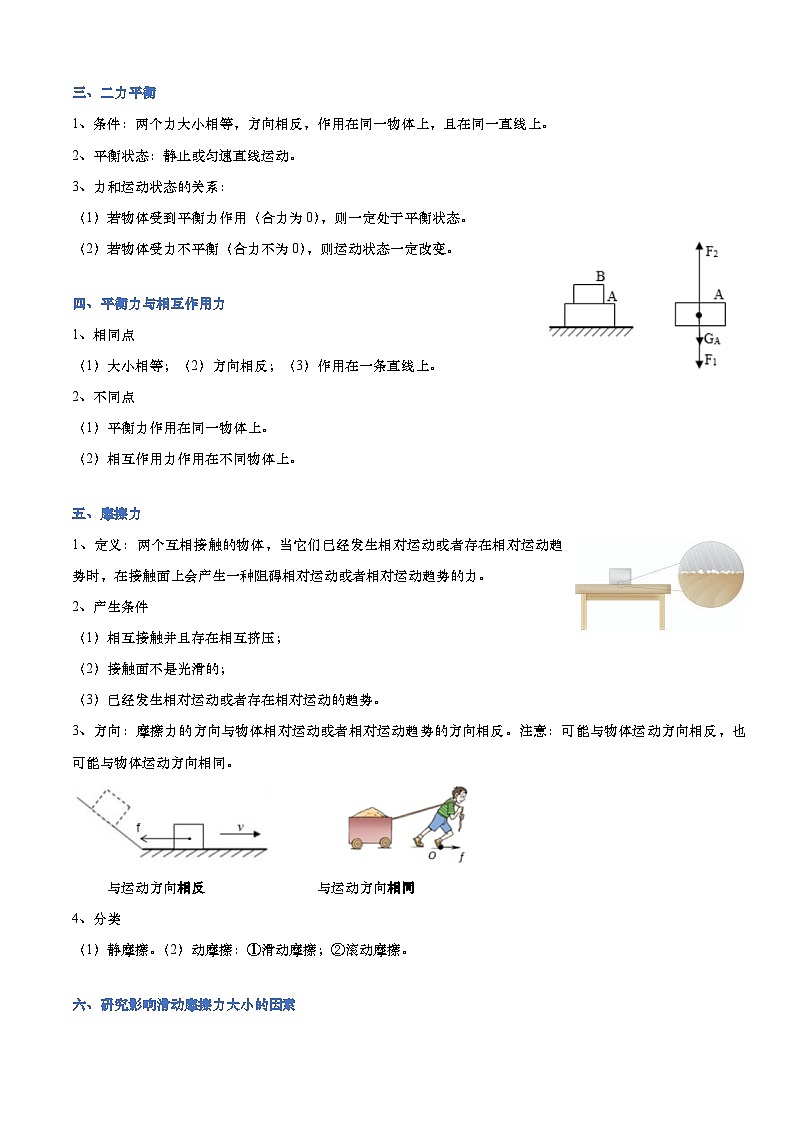 专题02力与运动摩擦力（解析版） 第3页