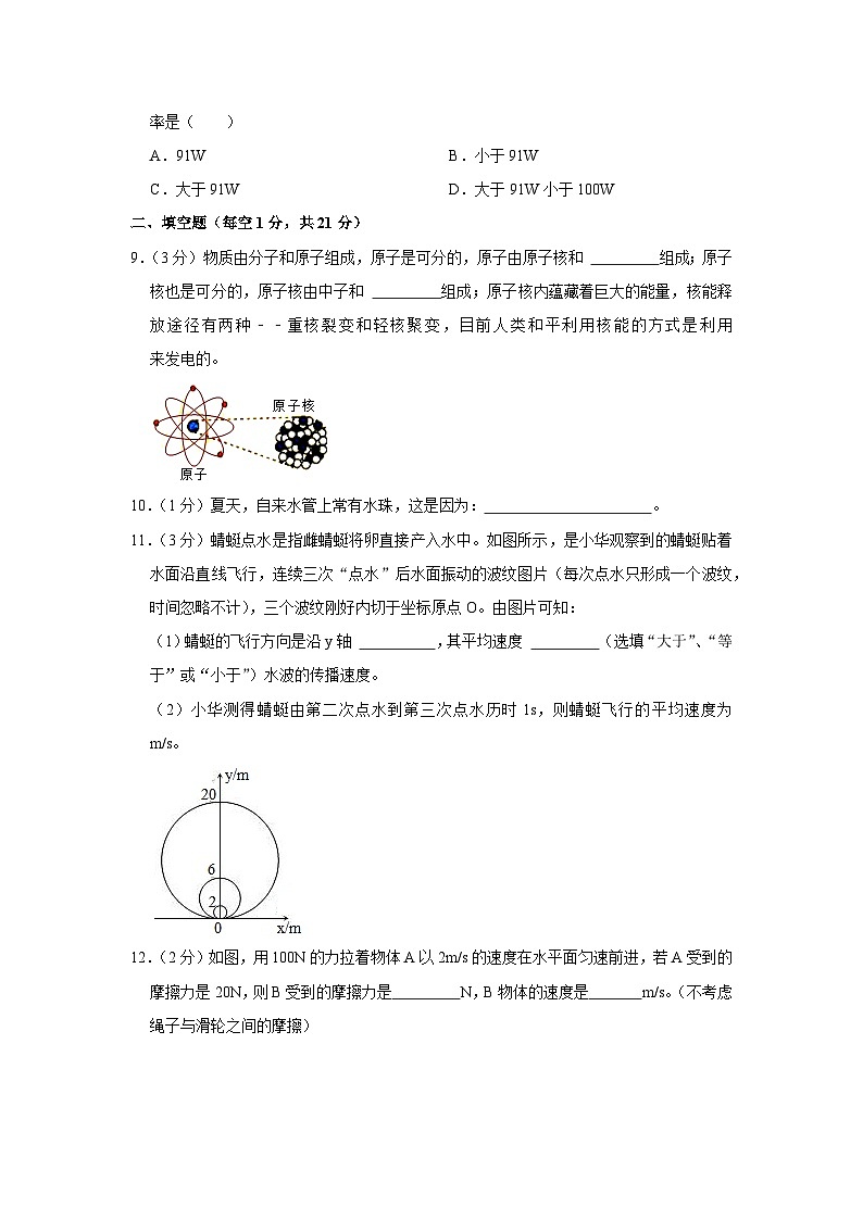 2023年全国重点高中自主招生物理试卷（十二）03
