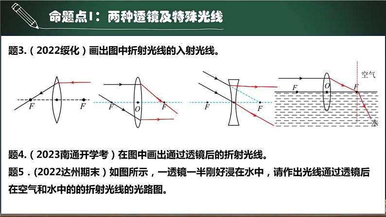 中考物理一轮考点详解复习课件第18讲透镜（含答案）06