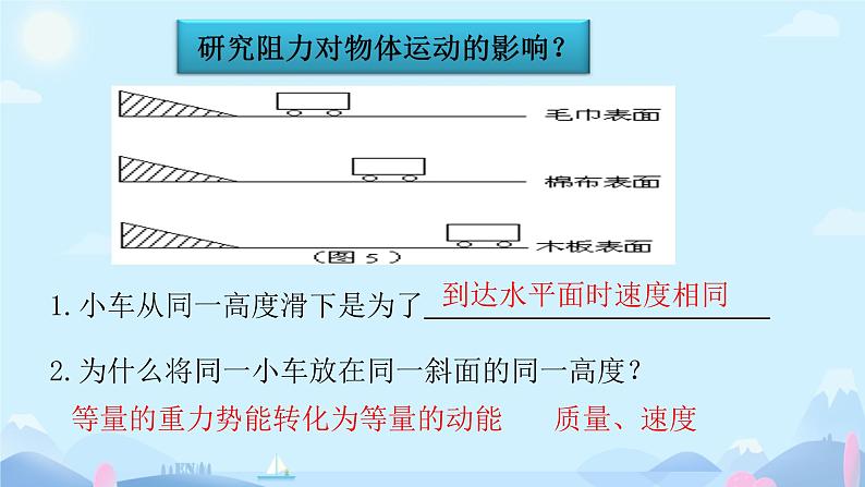 第八章 力与运动 复习课 课件 初中物理教科版八年级下册03