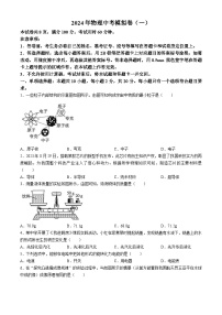 2024年山东省济南市莱芜区实验中学中考物理模拟试题