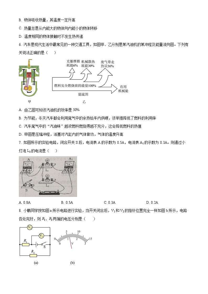 2024年江苏省常州市北郊中学中考物理一模试卷（原卷版+解析版）02