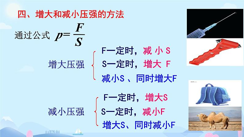 第九章  压强 复习课 课件 初中物理教科版八年级下册06