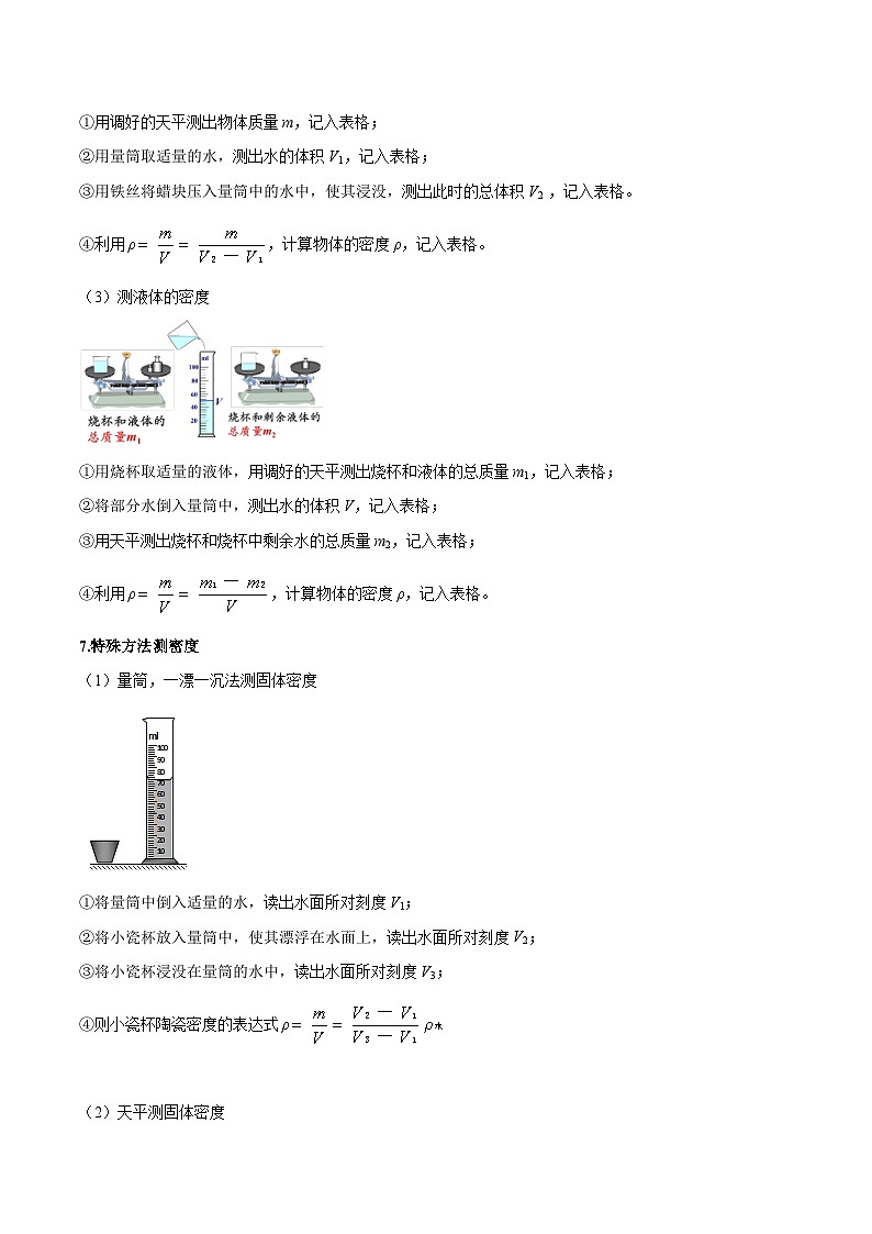 中考物理二轮复习针对性训练专题 力学实验（含解析）第3页