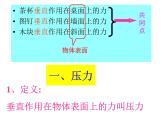 8.1 压力和压强（课件）-沪科版八年级物理全一册