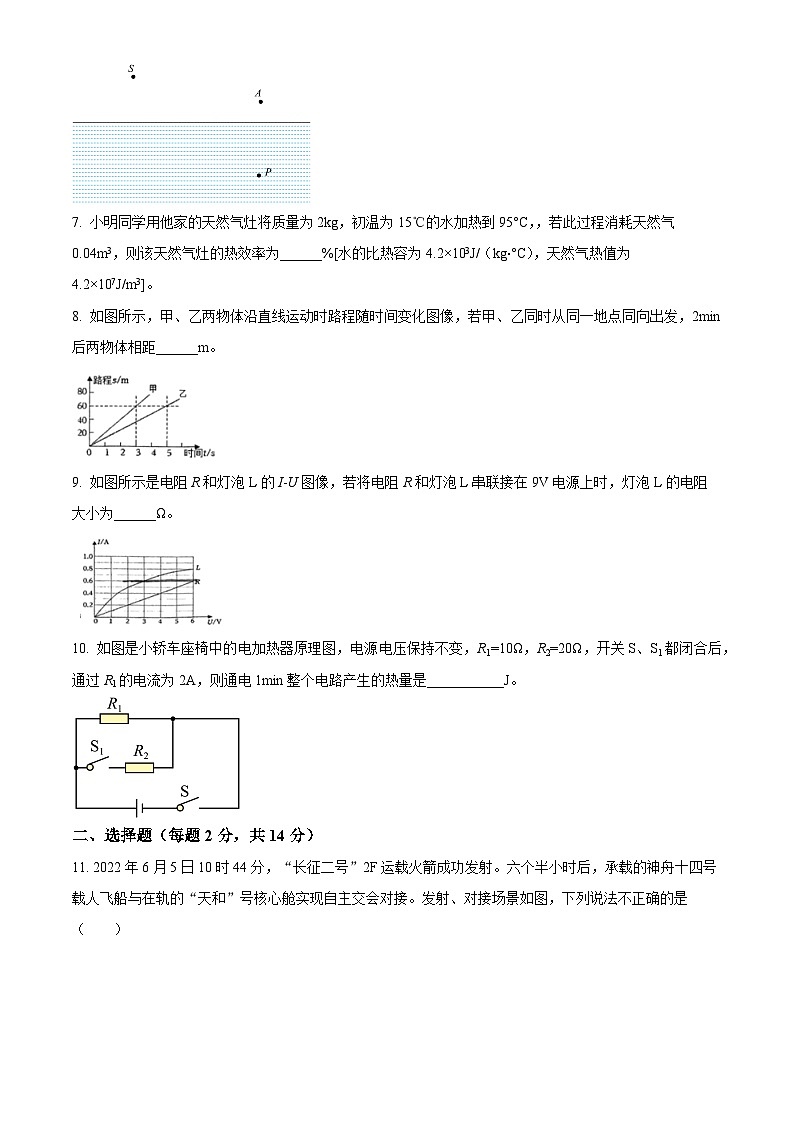 2024年安徽省合肥市第四十五中学中考物理一模试卷（原卷版+解析版）02