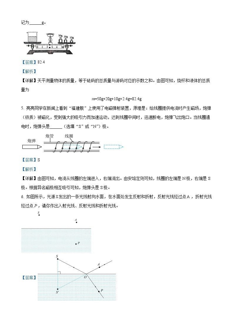 2024年安徽省合肥市第四十五中学中考物理一模试卷（原卷版+解析版）02