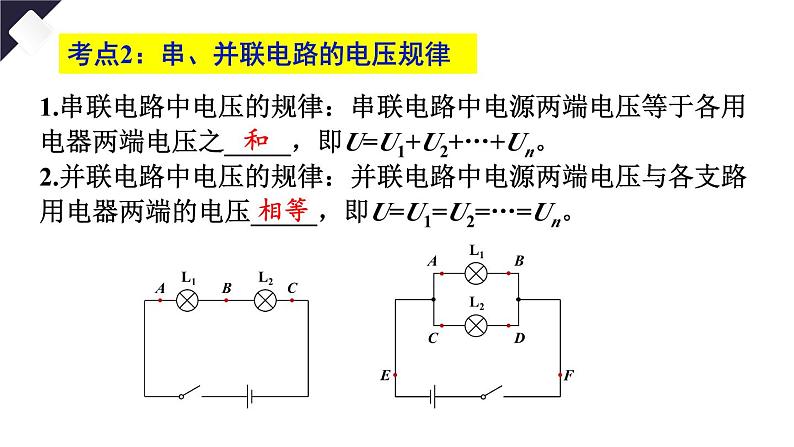 第十六章 电压 电阻 章末复习（课件）-2024-2025学年人教版物理九年级全一册第7页