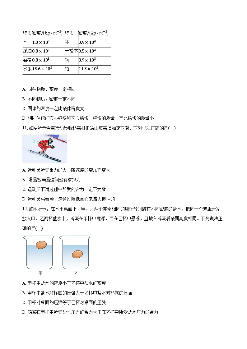 2023-2024学年北京市丰台区八年级（上）期末物理试题（含解析）03