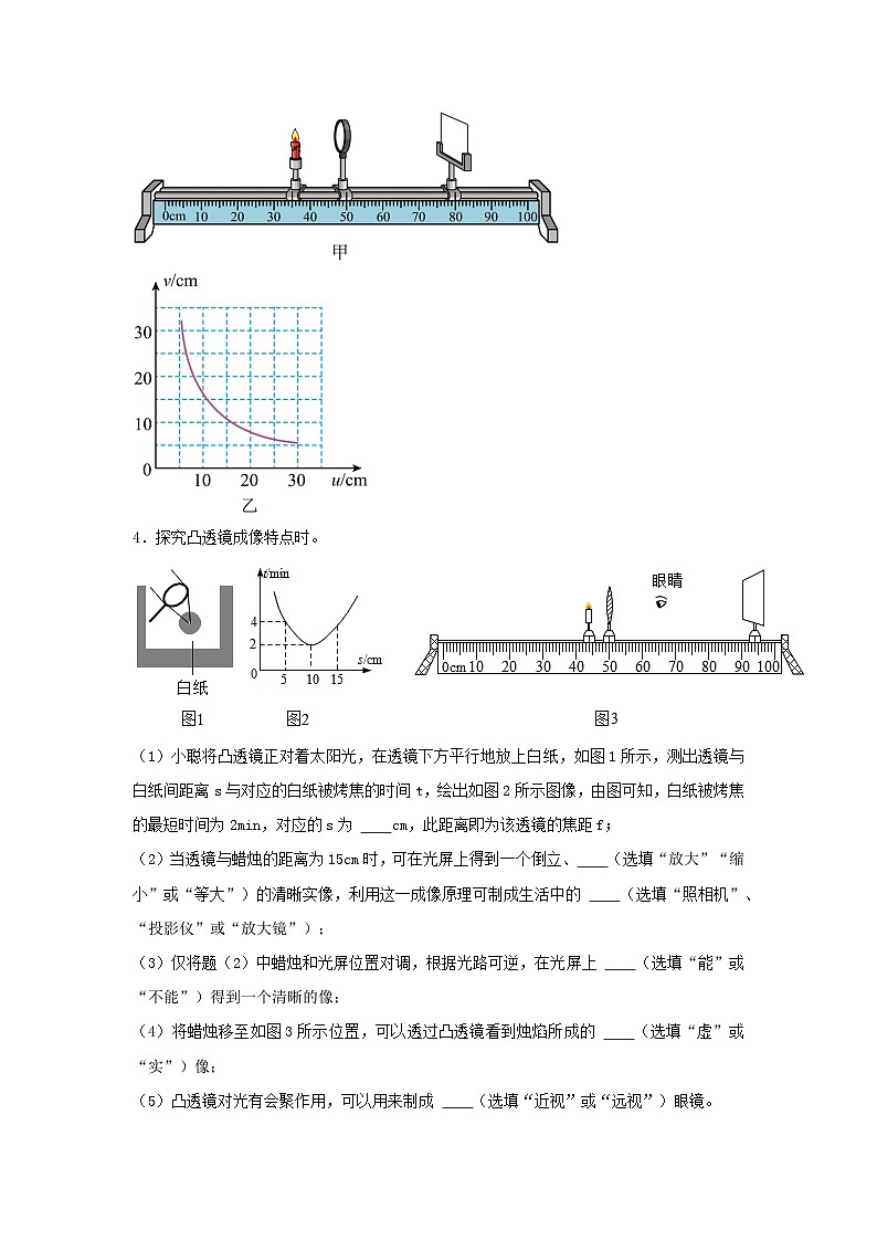 专题31 含有图像的光学类中考考题（原卷版） 第2页