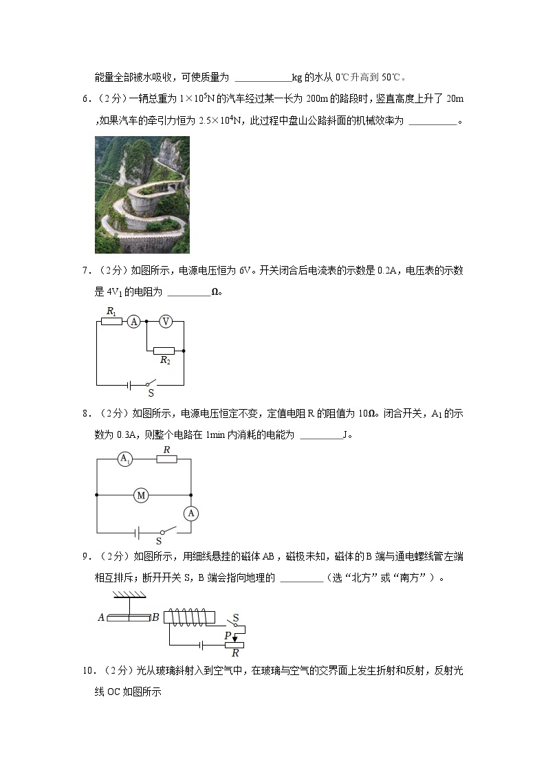 2024年安徽省合肥四十五中橡树湾校区中考物理一模试卷02