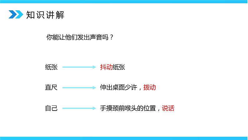 人教版八年级上册2.1《声音的产生和传播》精品课件+教学设计+同步练习题（含参考答案)07