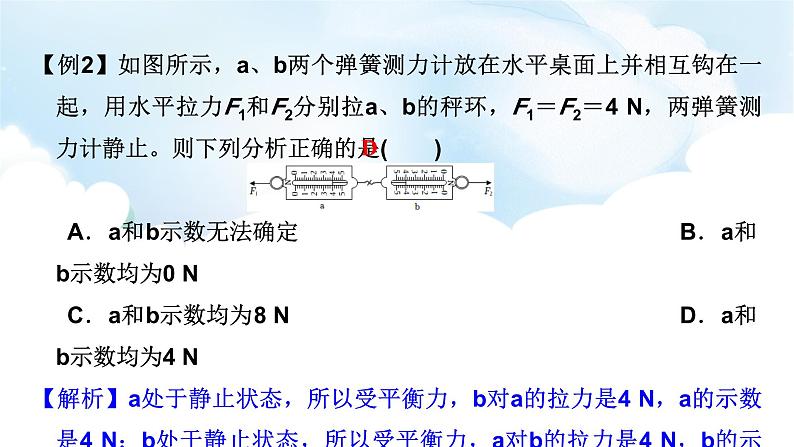 2024中考物理二轮专题2受力分析与运动分析课件第7页