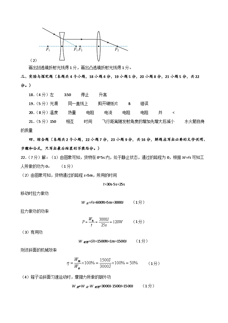 黄金卷02（陕西专用）（参考答案）第2页