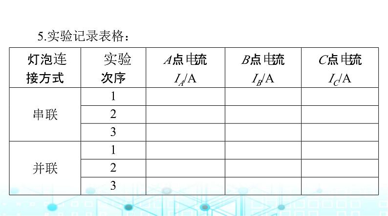 人教版九年级物理第十五章第五节串、并联电路中电流的规律课件第6页