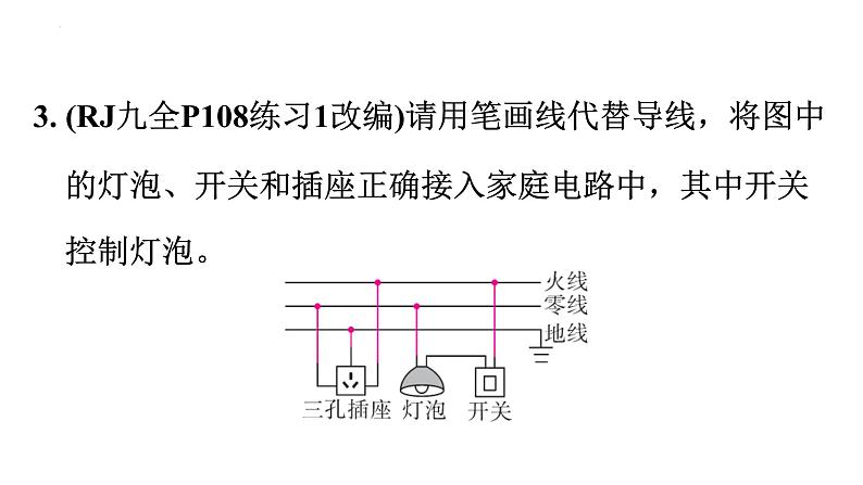 第十九章生活用电单元复习  课件 2023-2024学年初中物理人教版九年级全一册08