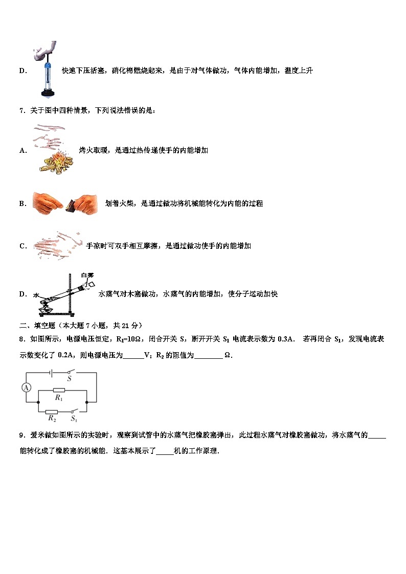 2024年安徽省宣城中考物理最后一模试卷第3页