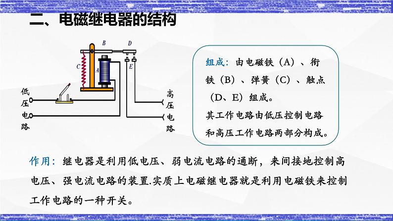 7.4节 电磁继电器 课件 -九年级物理上册同步精品课堂（教科版）06