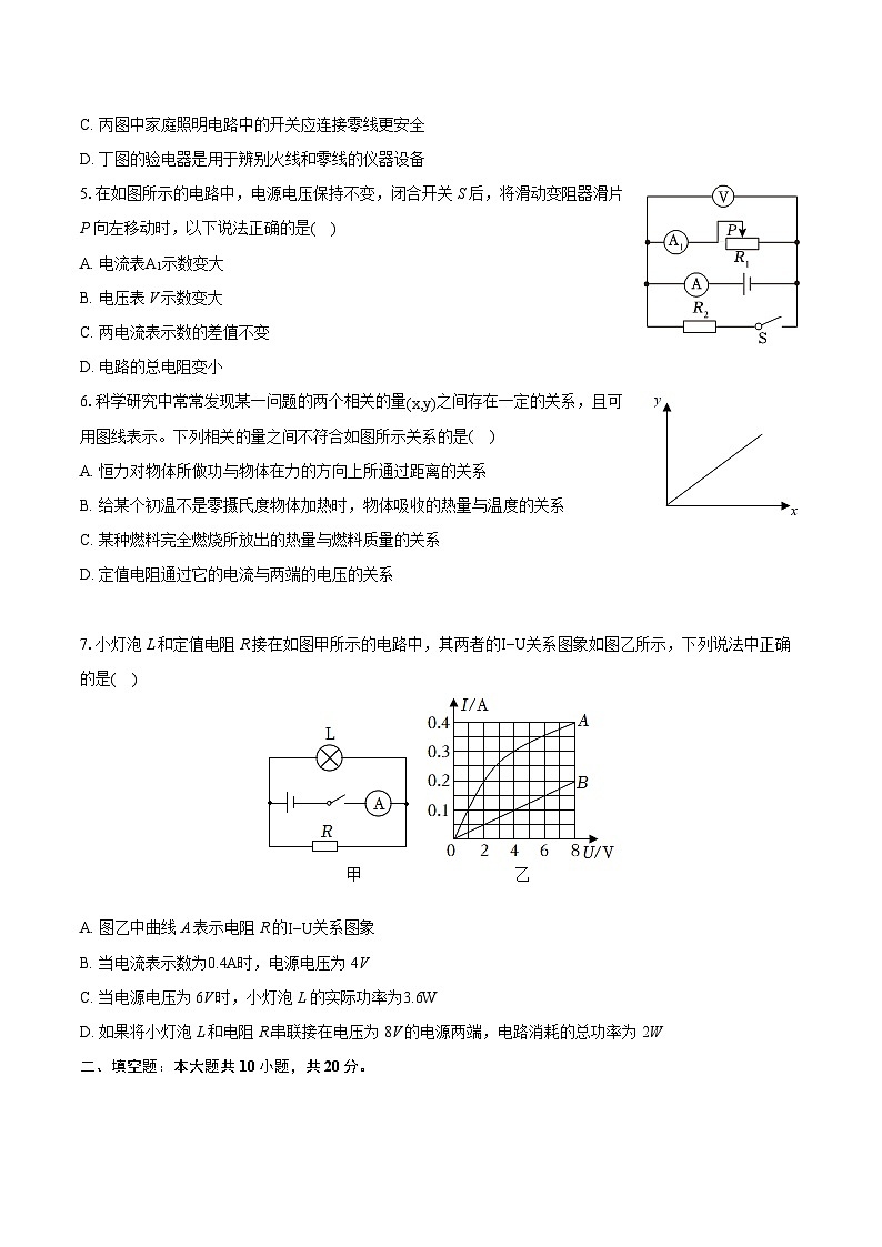 2024年安徽省芜湖二十九中中考物理一模试卷（含详细答案解析） (1)02