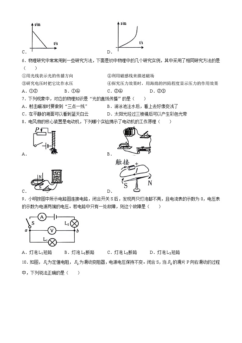 2024年海南省琼海市嘉积中学中考模拟二物理科试题(无答案)02