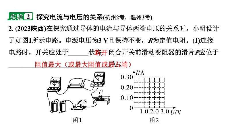 中考物理二轮重点专题研究 微专题 电学重点实验（课件）第6页