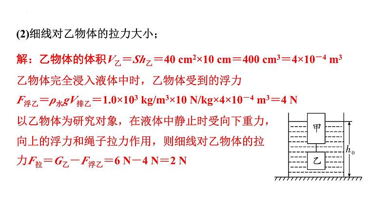 中考物理二轮重点专题研究 微专题 浮力相关计算（课件）04