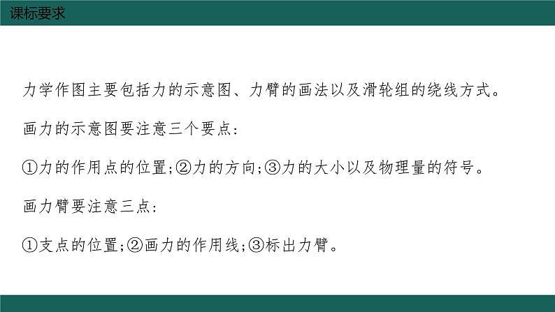 中考物理复习  力学作图题课件第6页