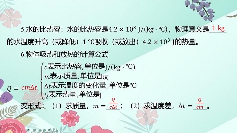 中考物理专题课件：第18讲 内能及其应用第8页