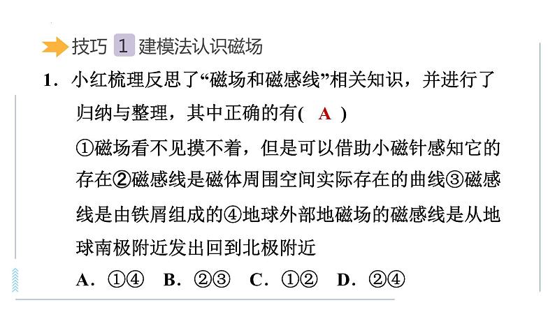 中考物理专项训练 专项4　分析电磁现象的一些技巧课件第2页