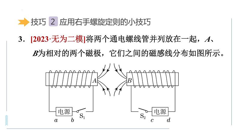 中考物理专项训练 专项4　分析电磁现象的一些技巧课件第5页