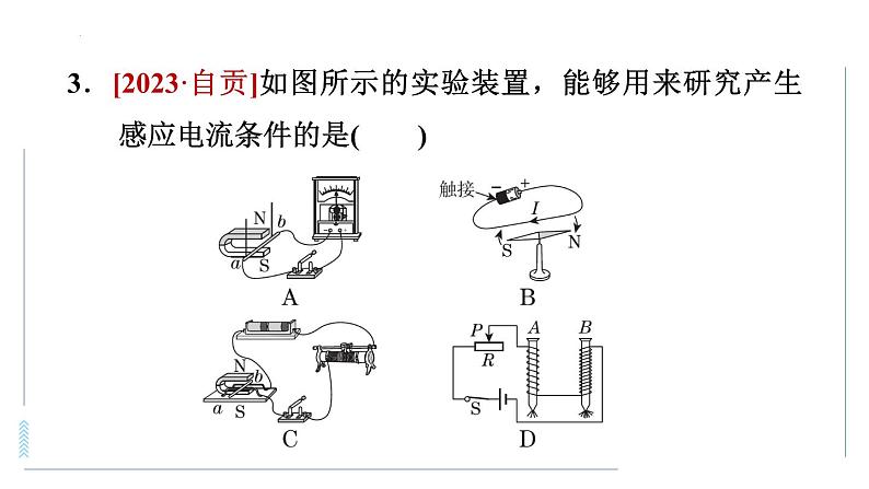 中考物理二轮专项训练 专训6  电与磁课件第8页