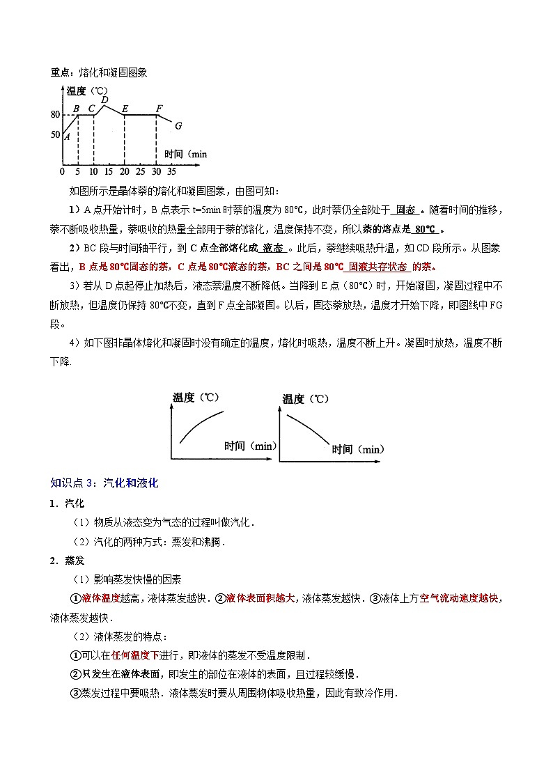 专题03 物态变化2024年中考物理专项练习（全国通用）解析版第3页