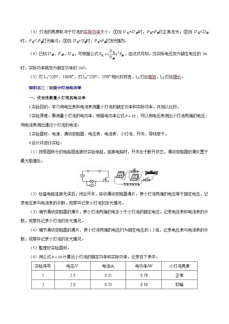 专题15 电功率和焦耳定律2024年中考物理专项练习（全国通用）解析版第3页