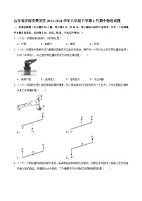 山东省济南市莱芜区2023-2024学年八年级下学期4月期中物理试题